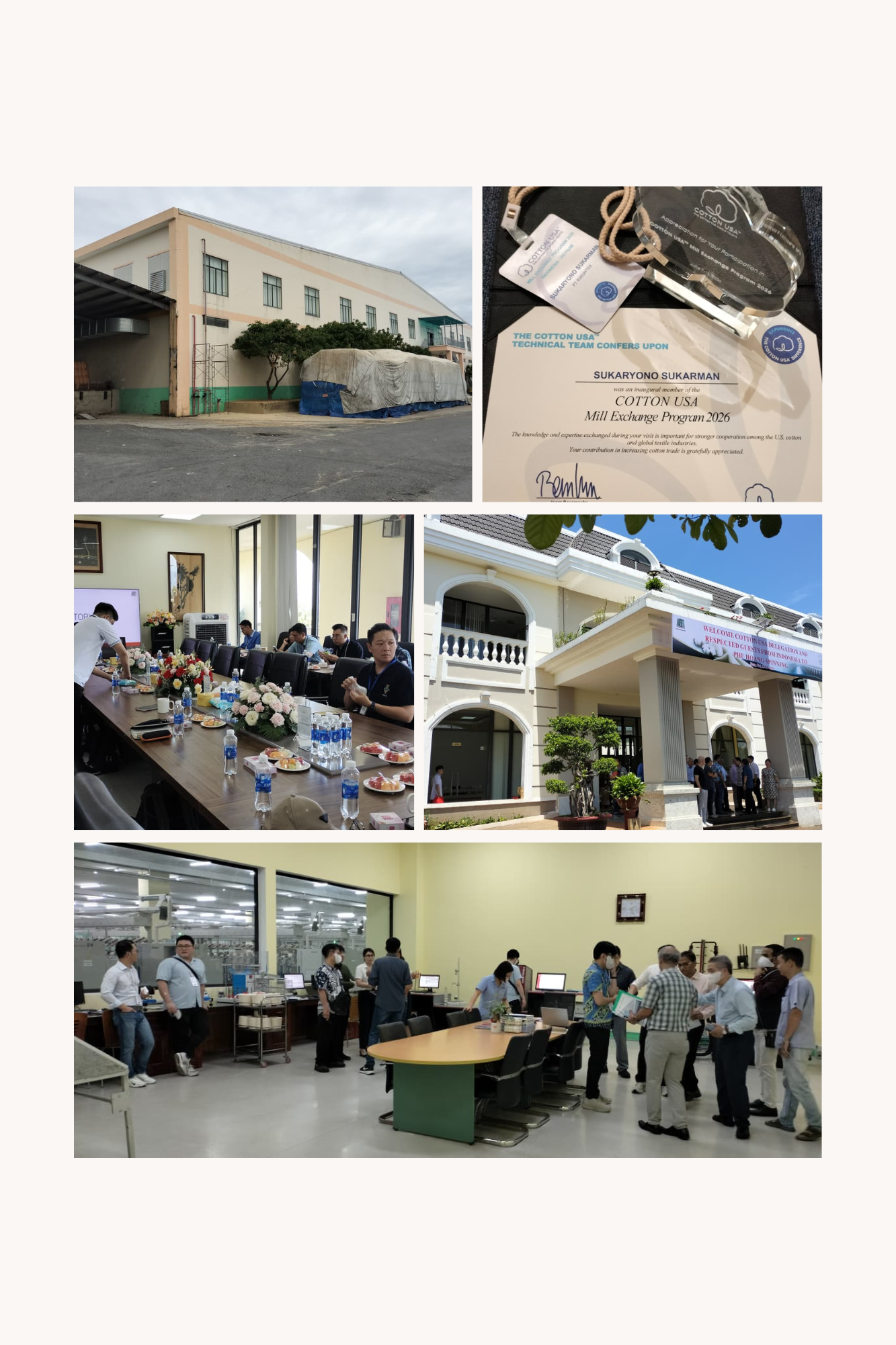 Kunjungan Dinas Industri: PT Sukuntex Ikuti Cotton USA – Mill Exchange Program 2026